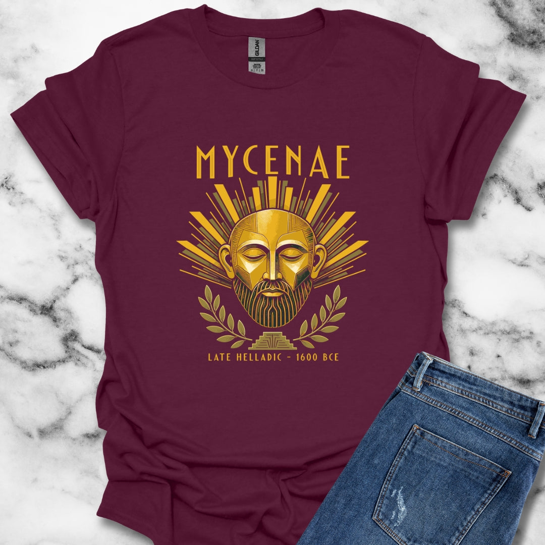 Mask of Agamemnon Mycenae T-Shirt
