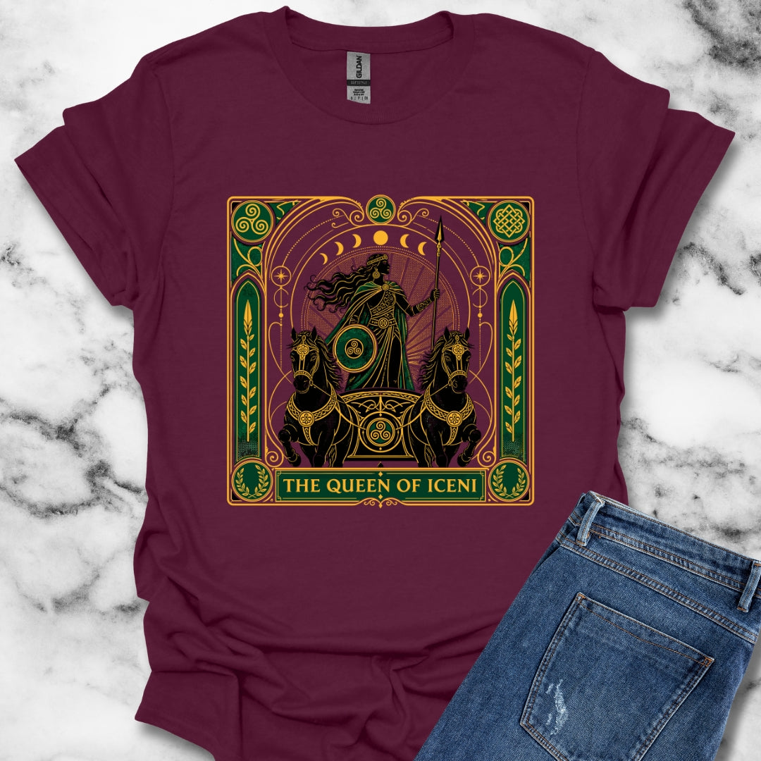 Boudica Queen of Iceni Tarot T-Shirt