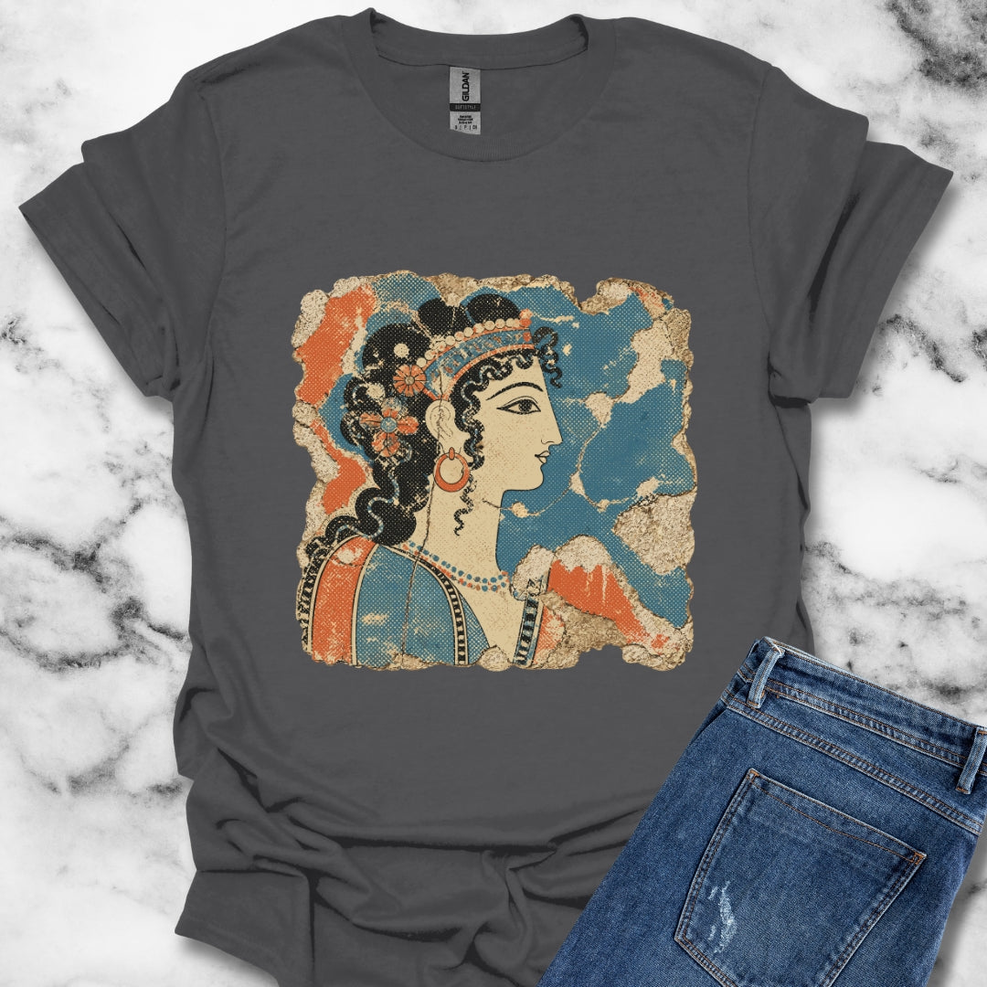 Knossos Minoan Blue Lady Fresco T-Shirt