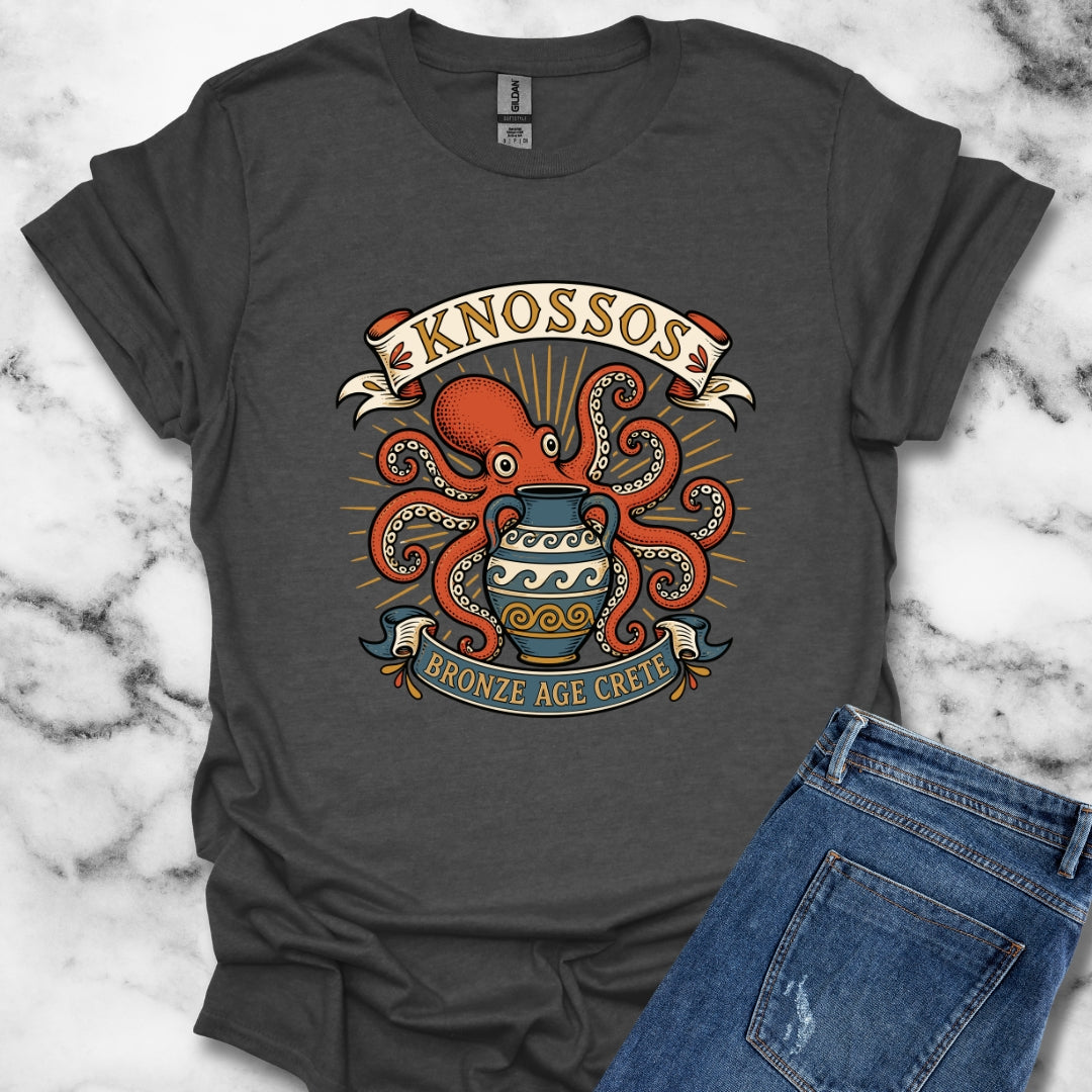 Knossos Bronze Age Crete Octopus T-Shirt