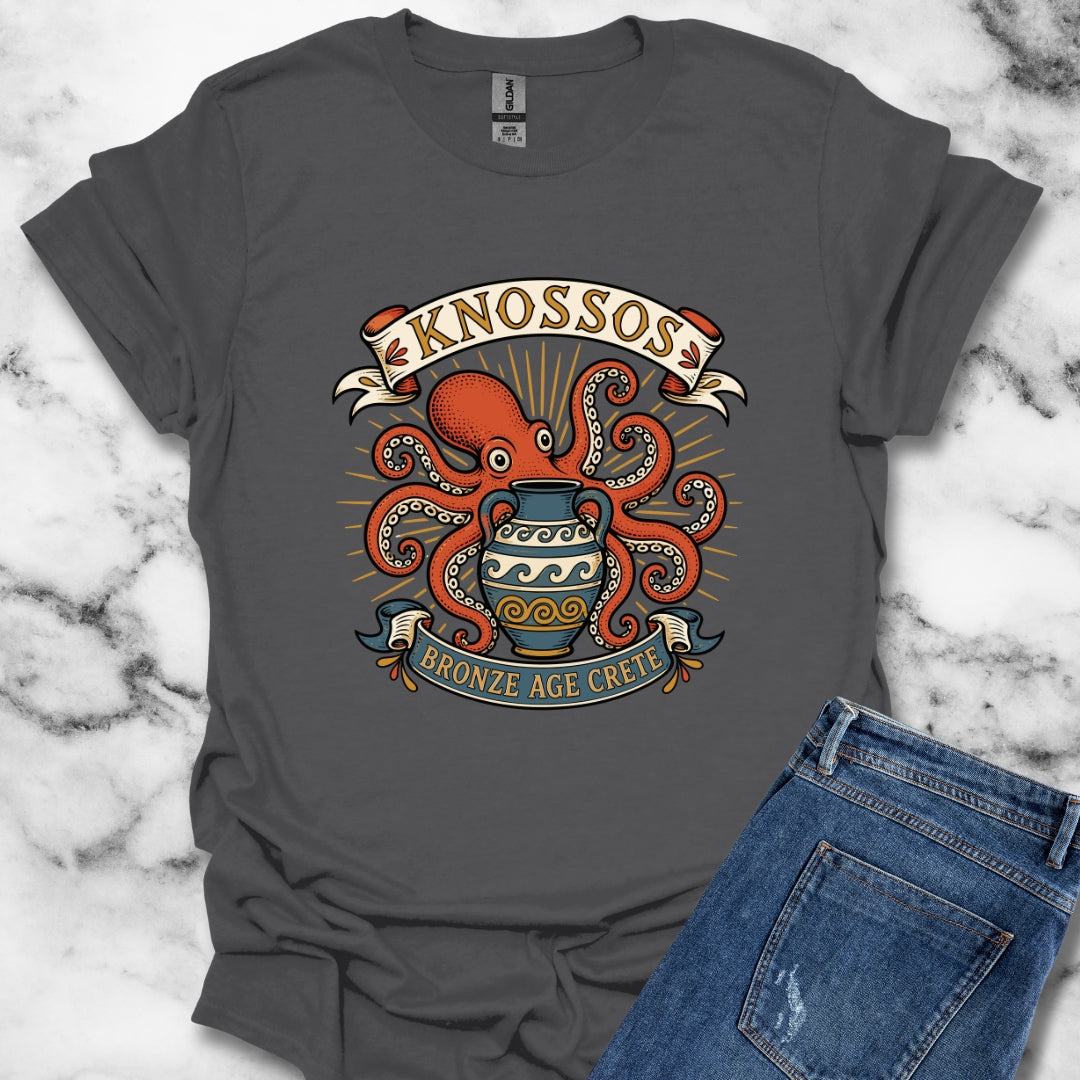 Knossos Bronze Age Crete Octopus T-Shirt