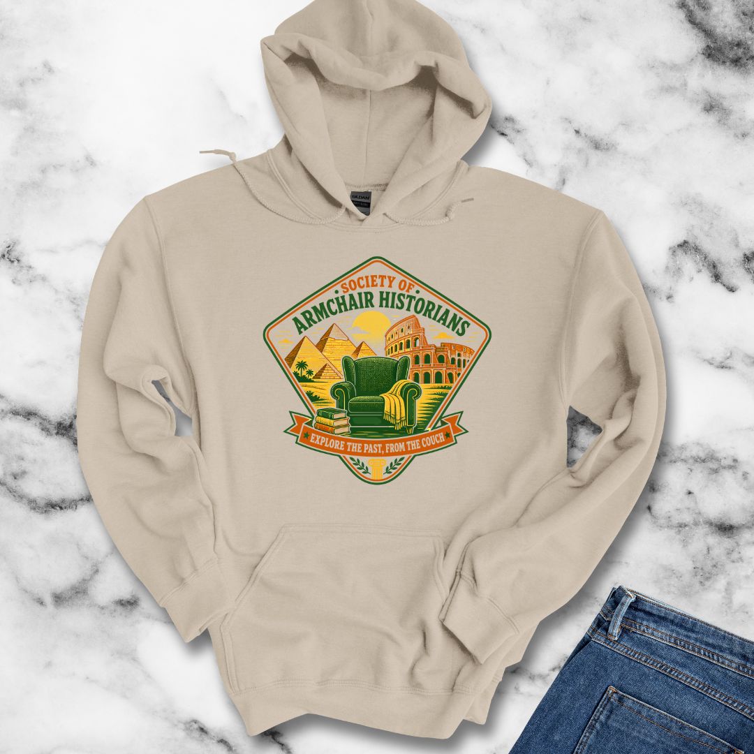Society of Armchair Historians Badge Style Hoodie