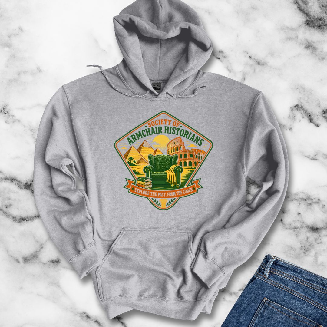 Society of Armchair Historians Badge Style Hoodie