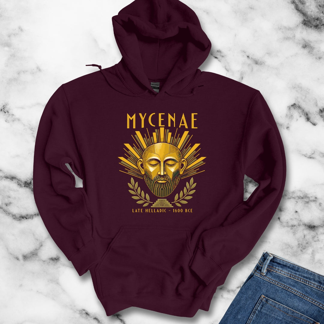 Mask of Agamemnon Mycenae Hoodie