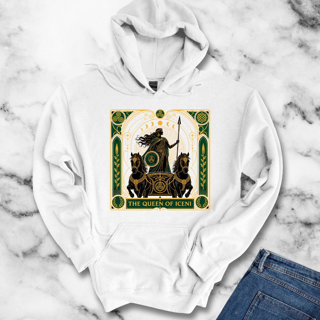 Boudica Queen of Iceni Tarot Hoodie