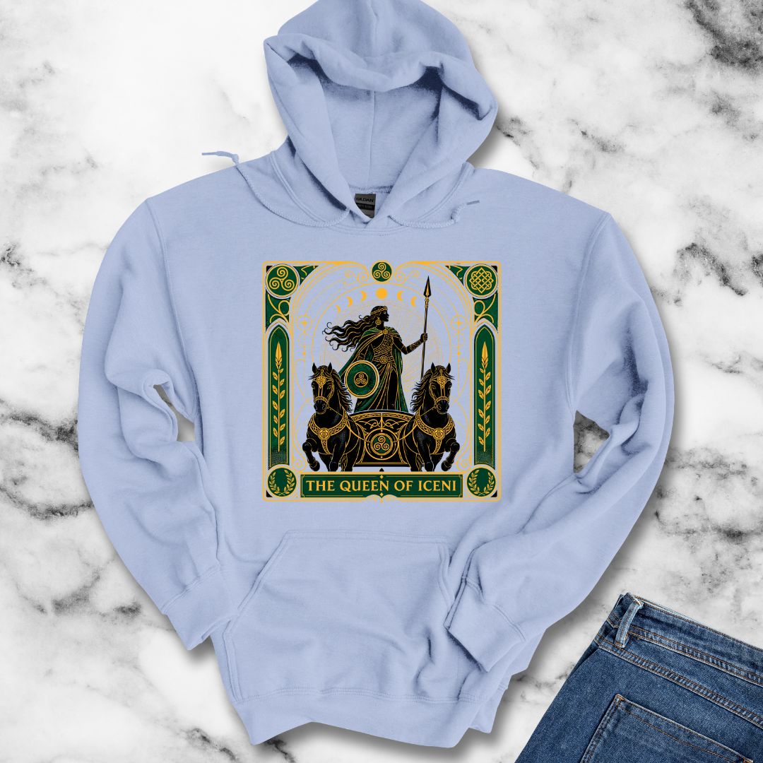 Boudica Queen of Iceni Tarot Hoodie