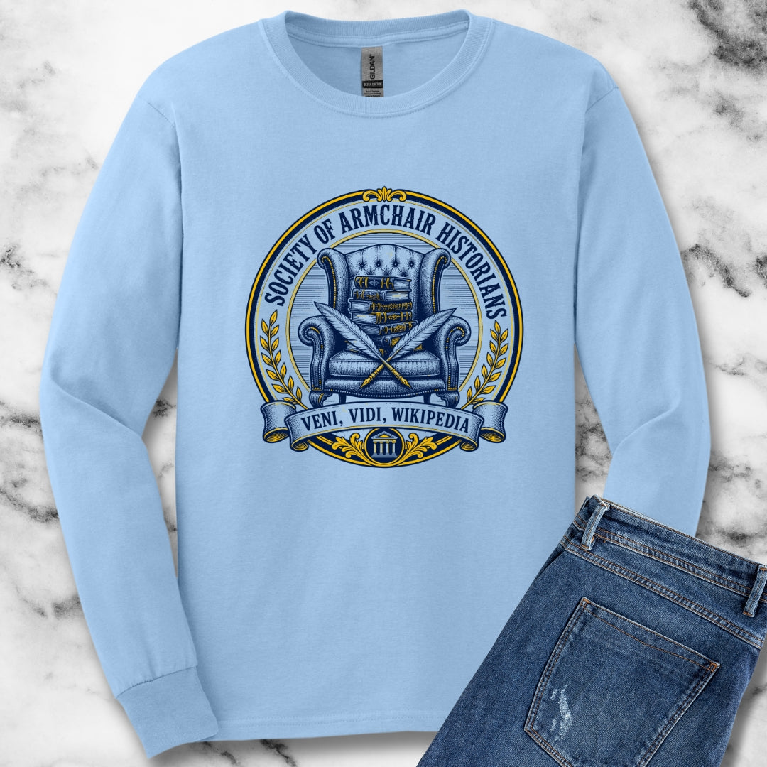 Society of Armchair Historians Unisex Long Sleeve Tee