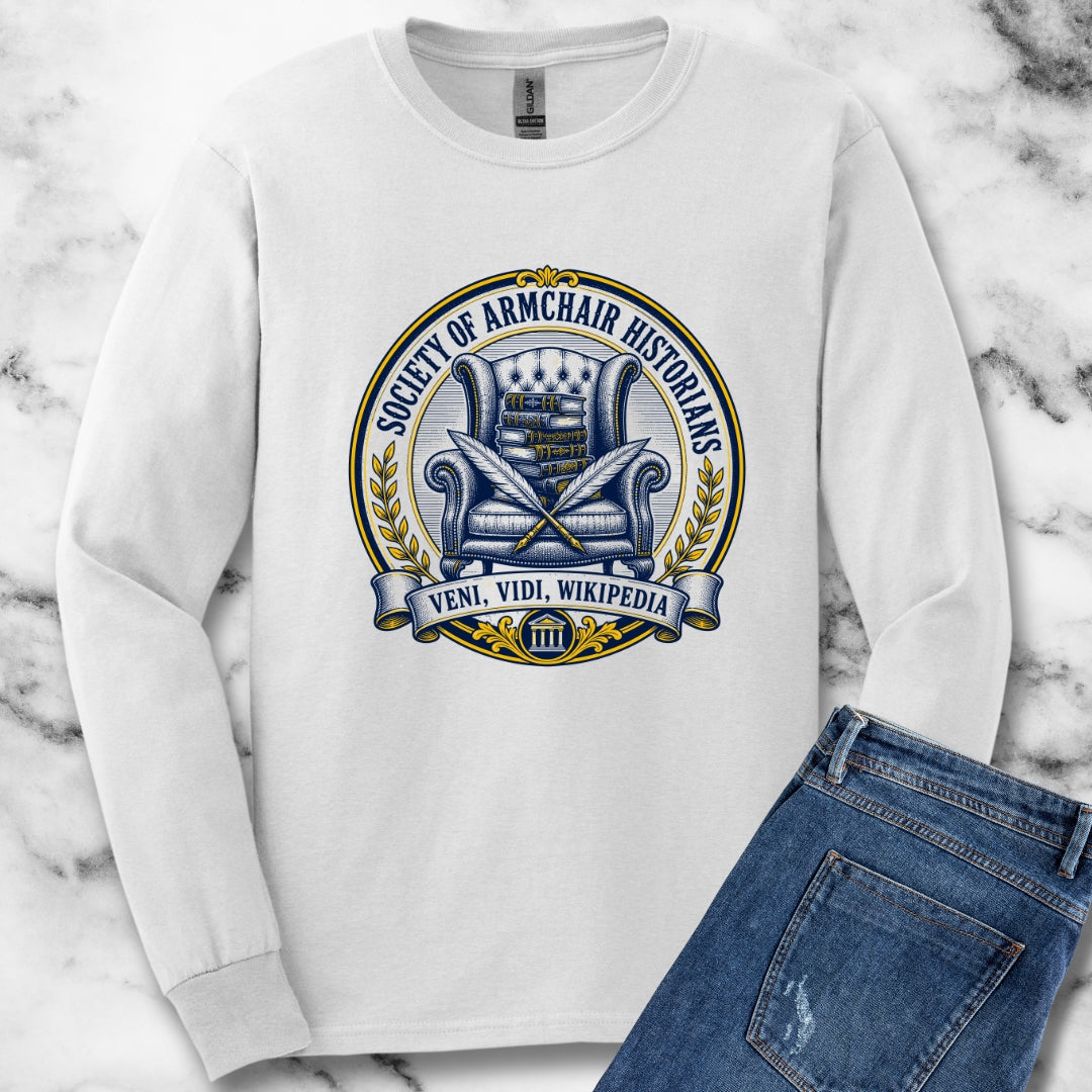 Society of Armchair Historians Unisex Long Sleeve Tee