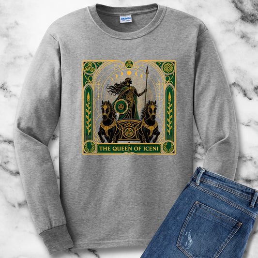 Boudica Queen of Iceni Tarot Unisex Long Sleeve Tee
