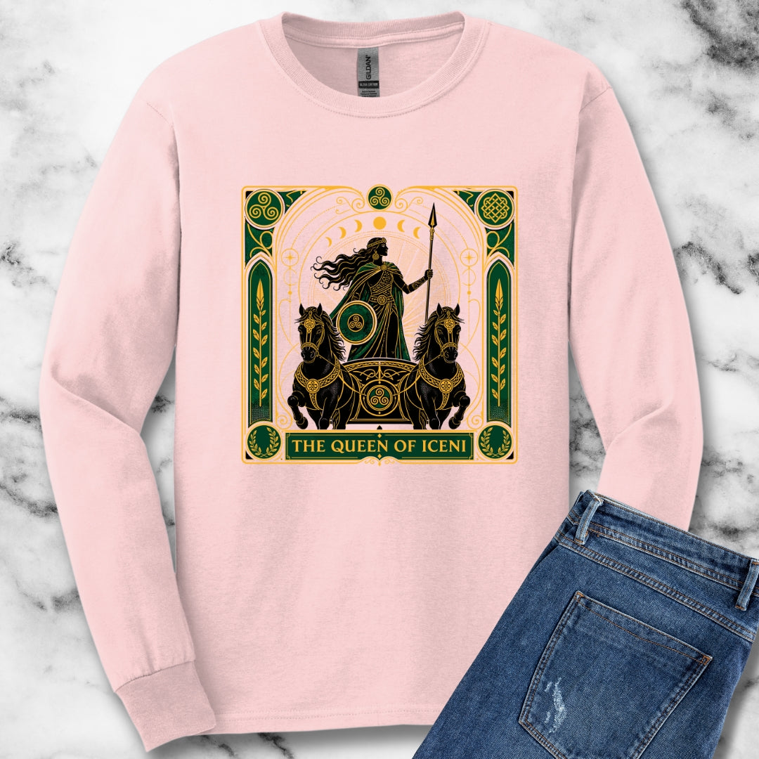 Boudica Queen of Iceni Tarot Unisex Long Sleeve Tee