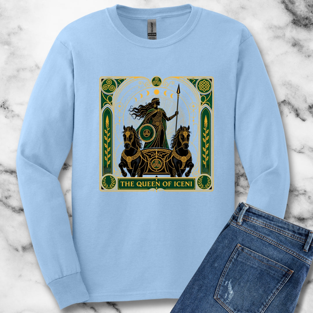 Boudica Queen of Iceni Tarot Unisex Long Sleeve Tee