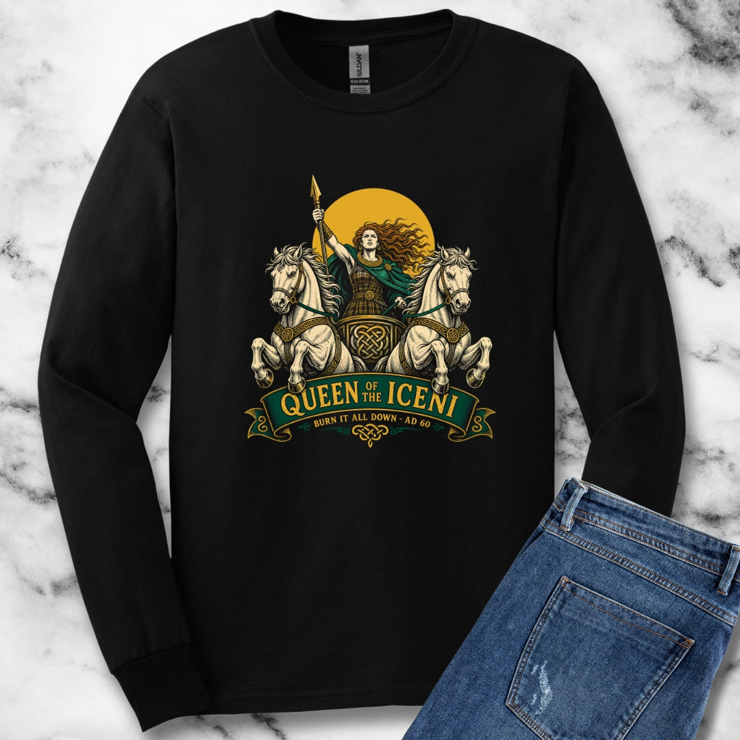 Boudica Burn it All Down Unisex Long Sleeve Tee