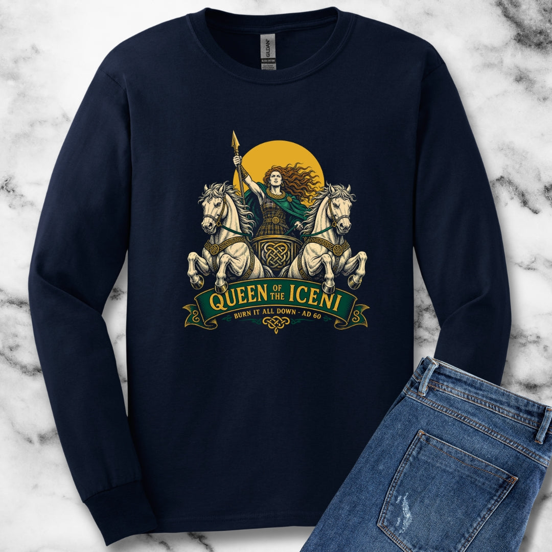 Boudica Burn it All Down Unisex Long Sleeve Tee