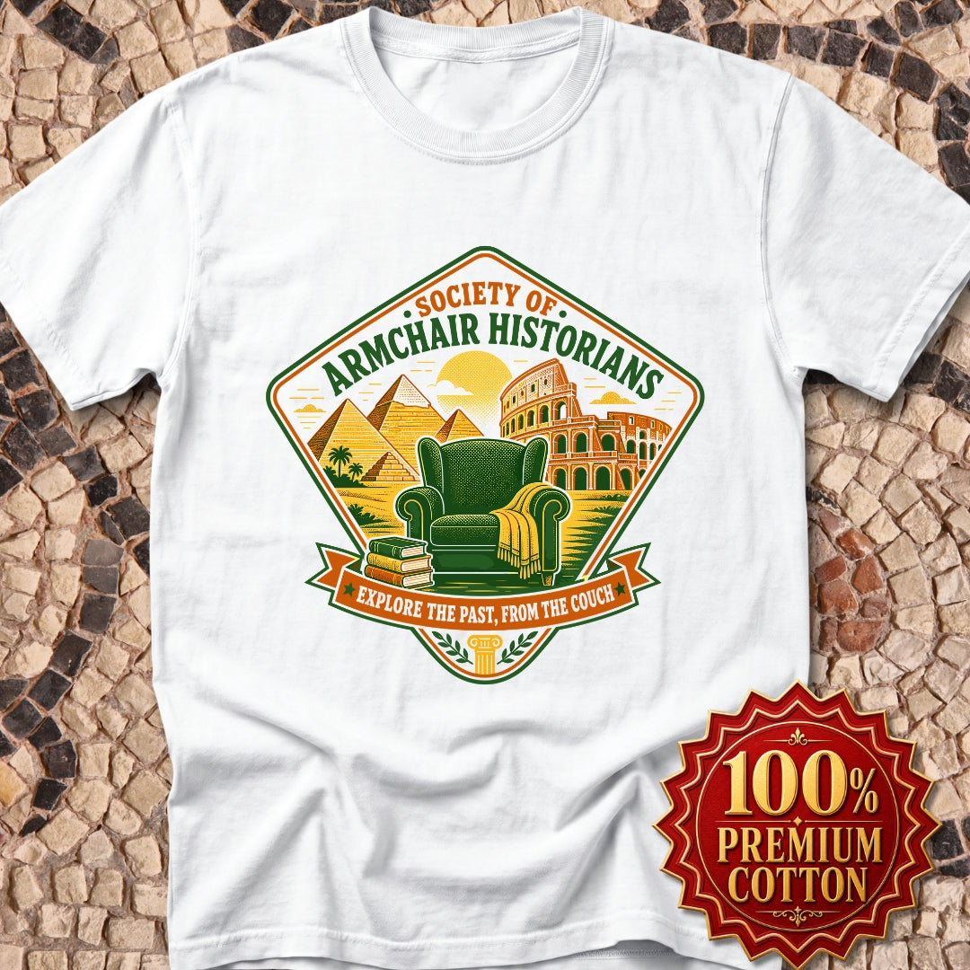 Society of Armchair Historians Badge Style Premium Tee