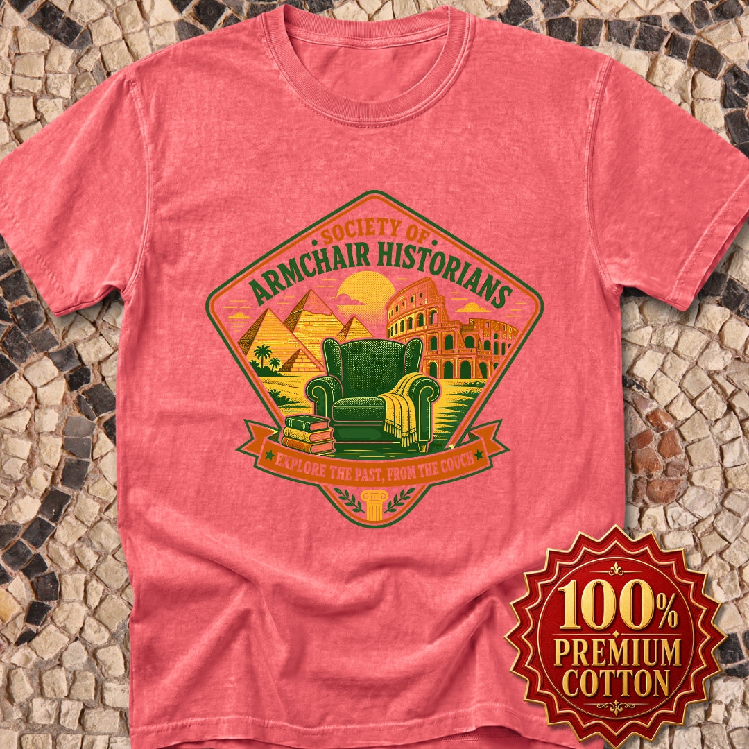 Society of Armchair Historians Badge Style Premium Tee