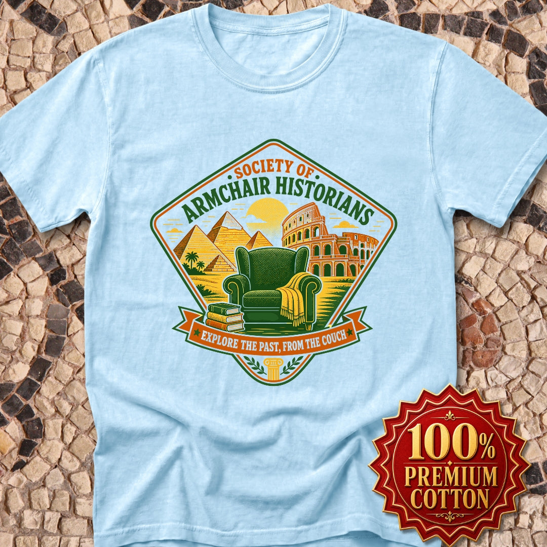 Society of Armchair Historians Badge Style Premium Tee