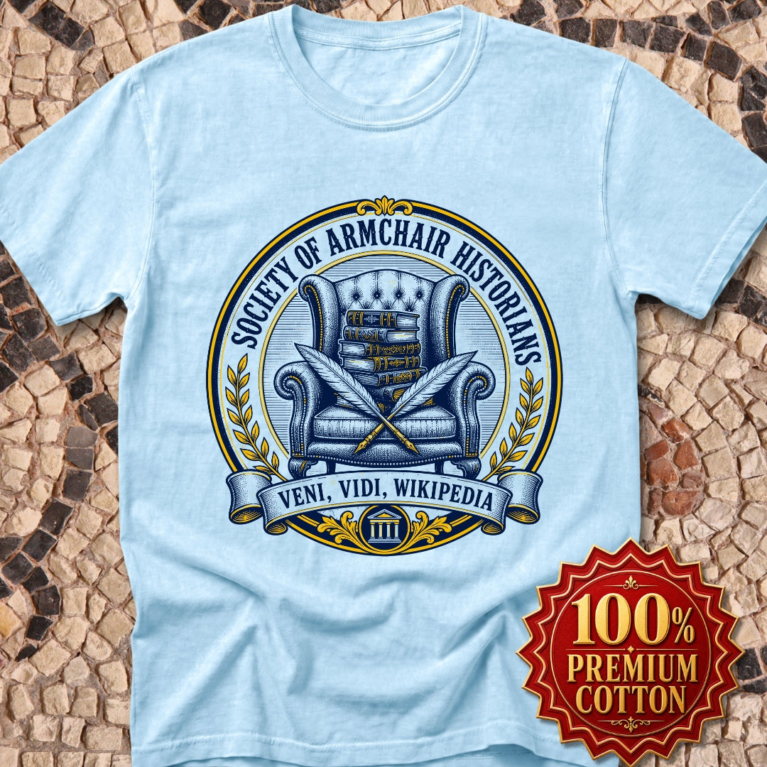 Society of Armchair Historians Premium Tee