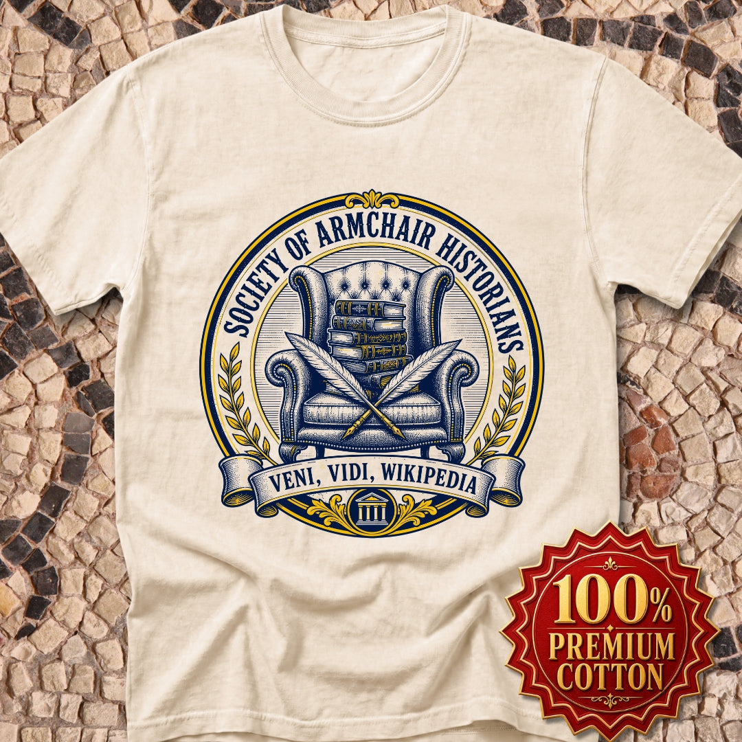 Society of Armchair Historians Premium Tee
