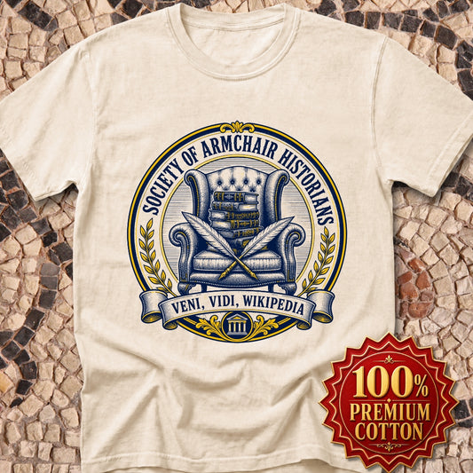Society of Armchair Historians Premium Tee