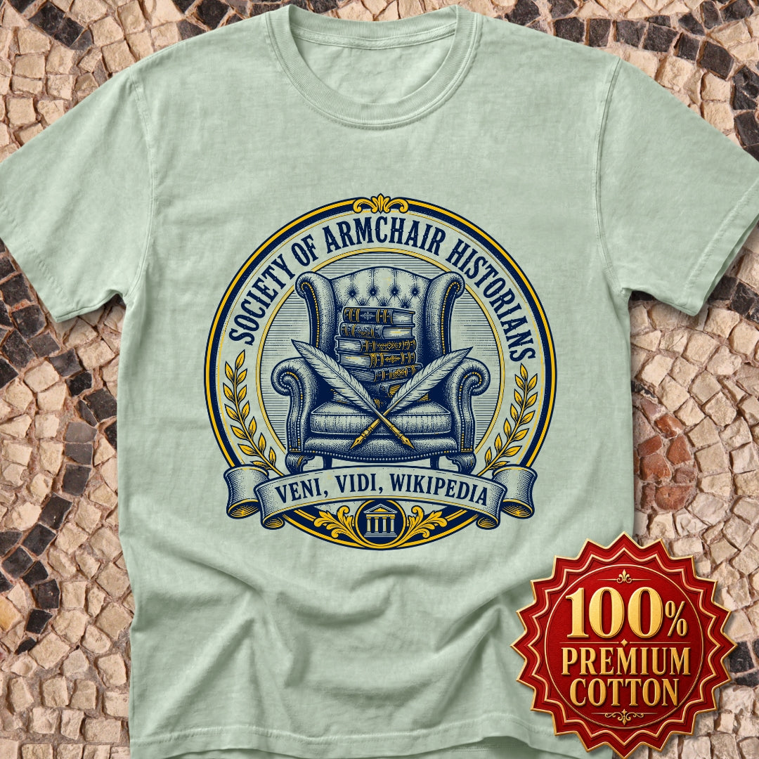 Society of Armchair Historians Premium Tee