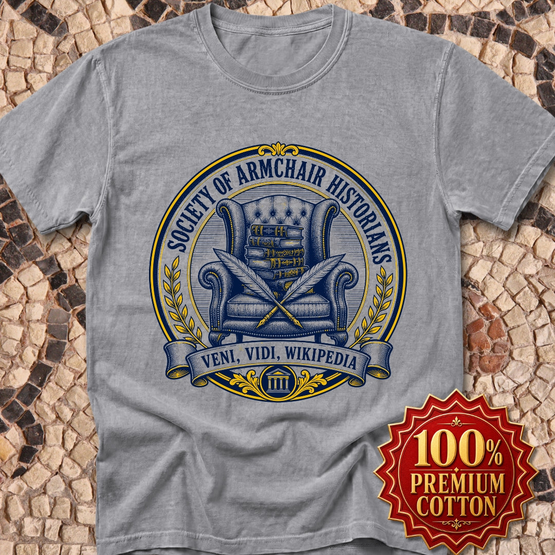 Society of Armchair Historians Premium Tee