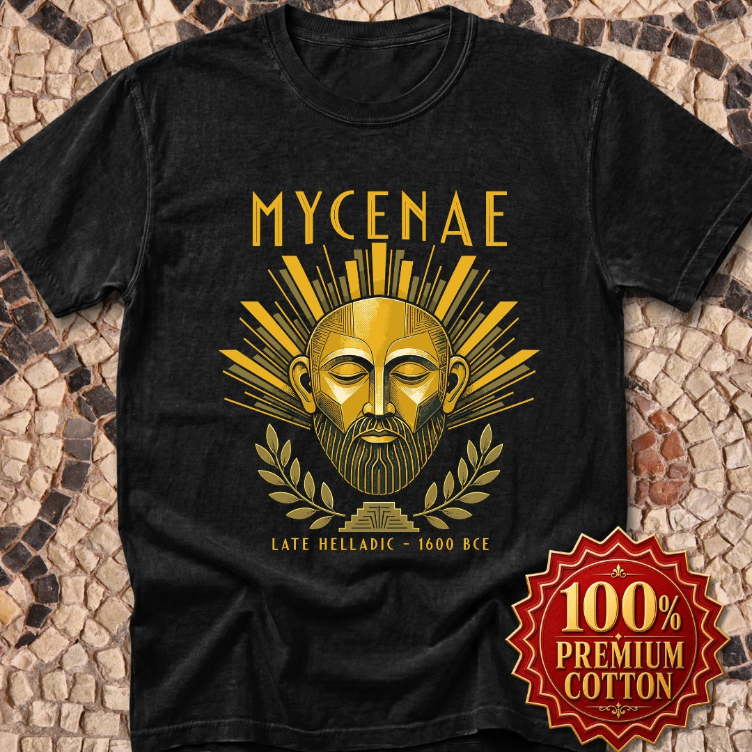 Mask of Agamemnon Mycenae Premium Tee