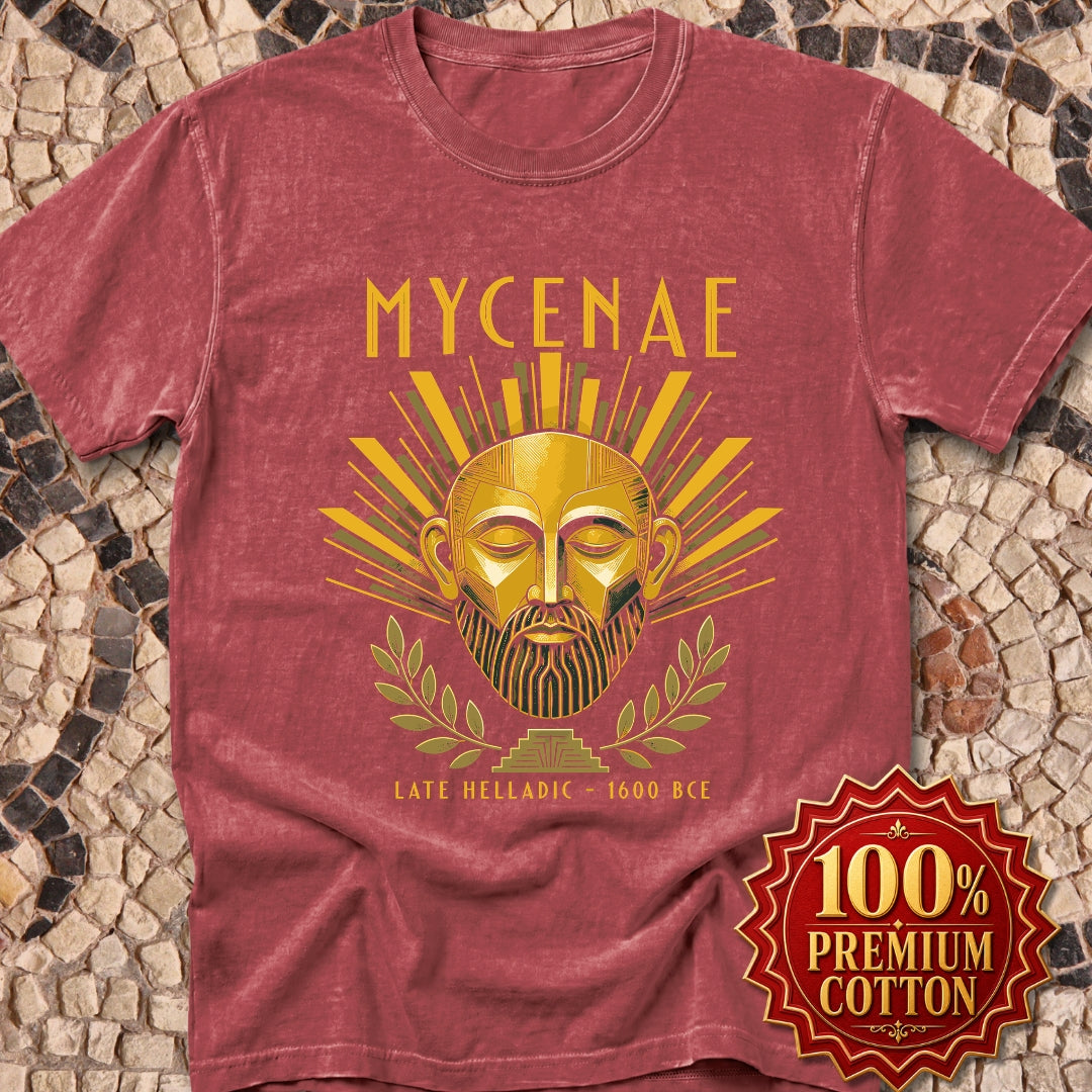 Mask of Agamemnon Mycenae Premium Tee