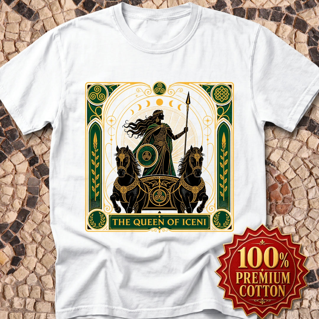 Boudica Queen of Iceni Tarot Premium Tee