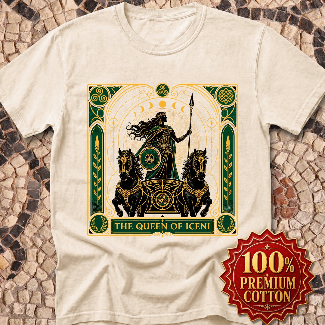 Boudica Queen of Iceni Tarot Premium Tee
