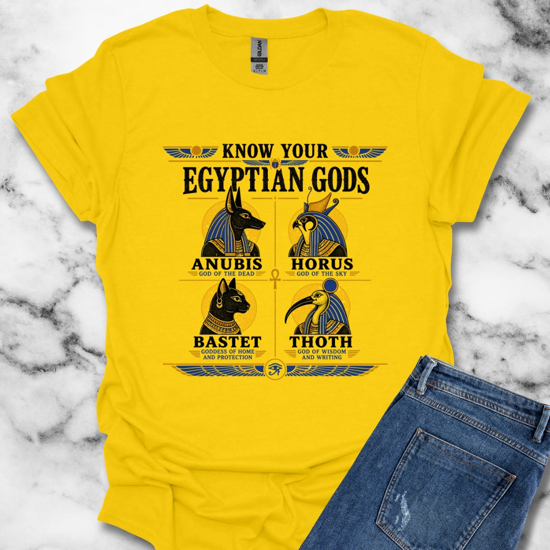 Know Your Egyptian Gods T-Shirt