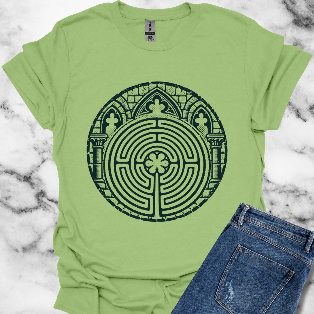 Chartres Cathedral Labyrinth T-Shirt