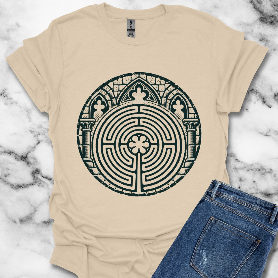 Chartres Cathedral Labyrinth T-Shirt