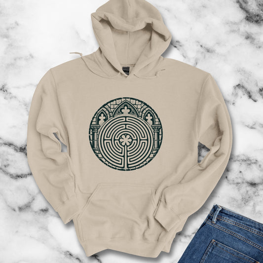 Chartres Cathedral Labyrinth Hoodie