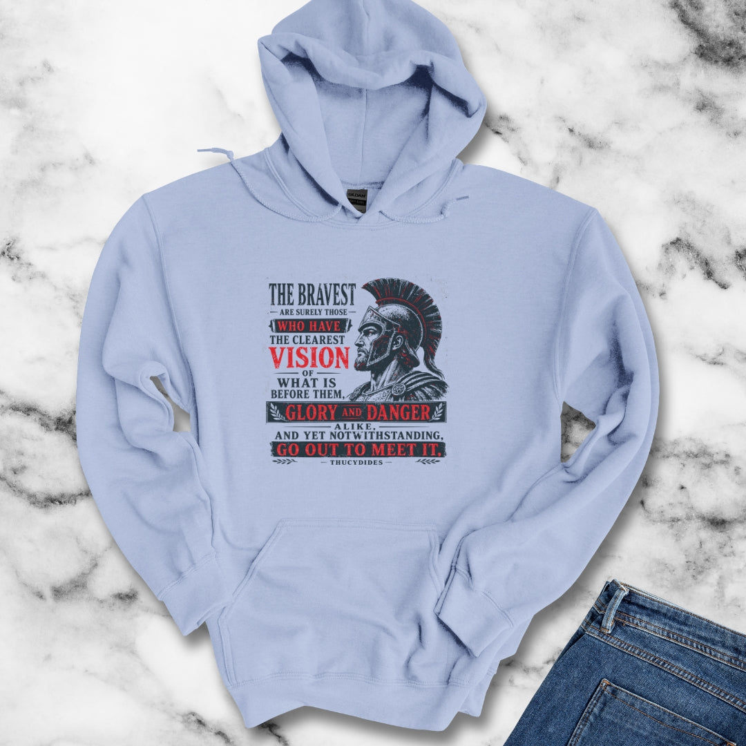 Thucydides Quote Bravest Clear Vision Hoodie