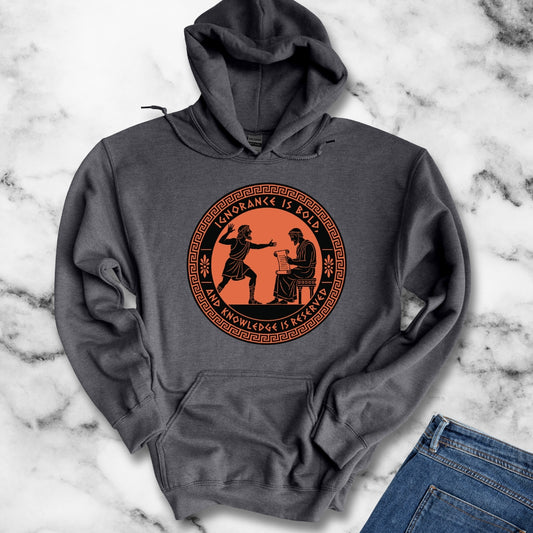 Ignorance is Bold Thucydides Quote Hoodie