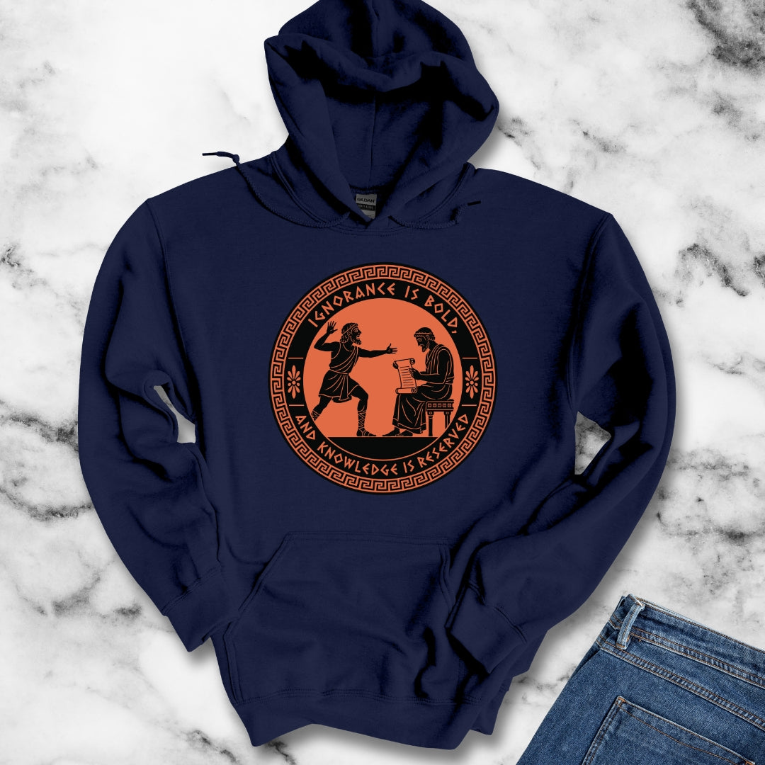 Ignorance is Bold Thucydides Quote Hoodie