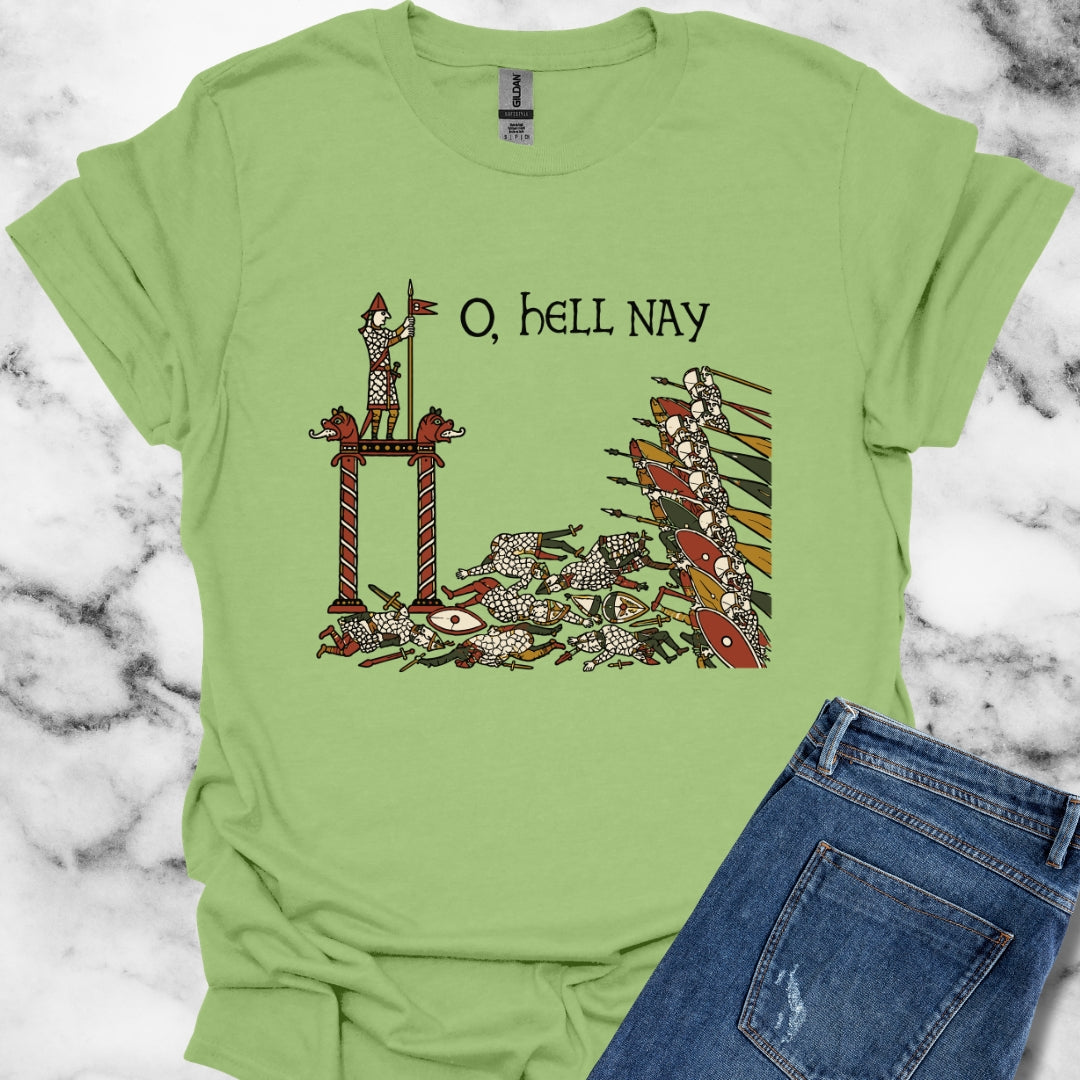 Hell Nay Bayeux Tapestry Meme T-Shirt