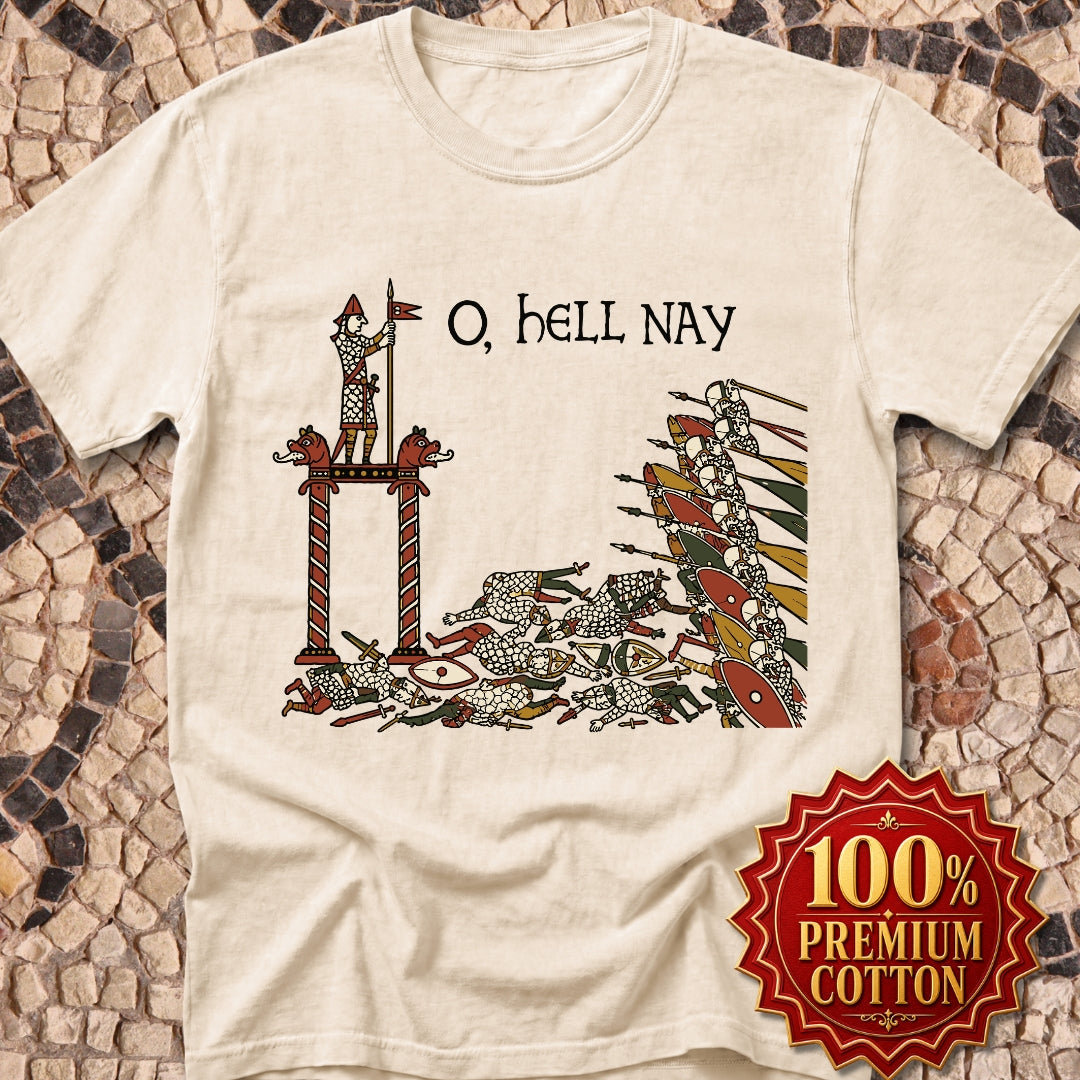 Hell Nay Bayeux Tapestry Meme Premium Tee