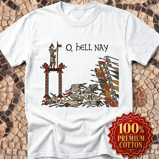 Hell Nay Bayeux Tapestry Meme Premium Tee