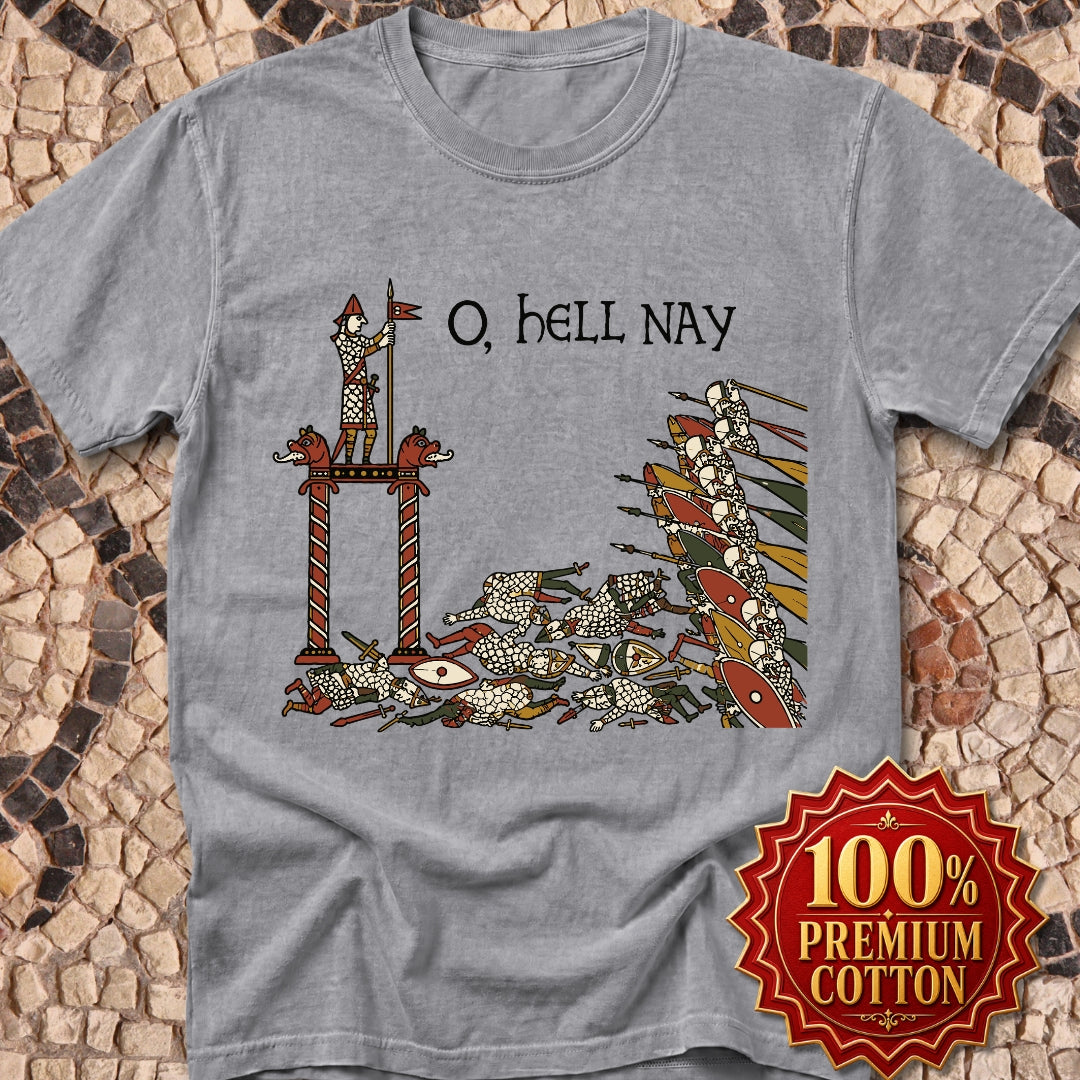 Hell Nay Bayeux Tapestry Meme Premium Tee