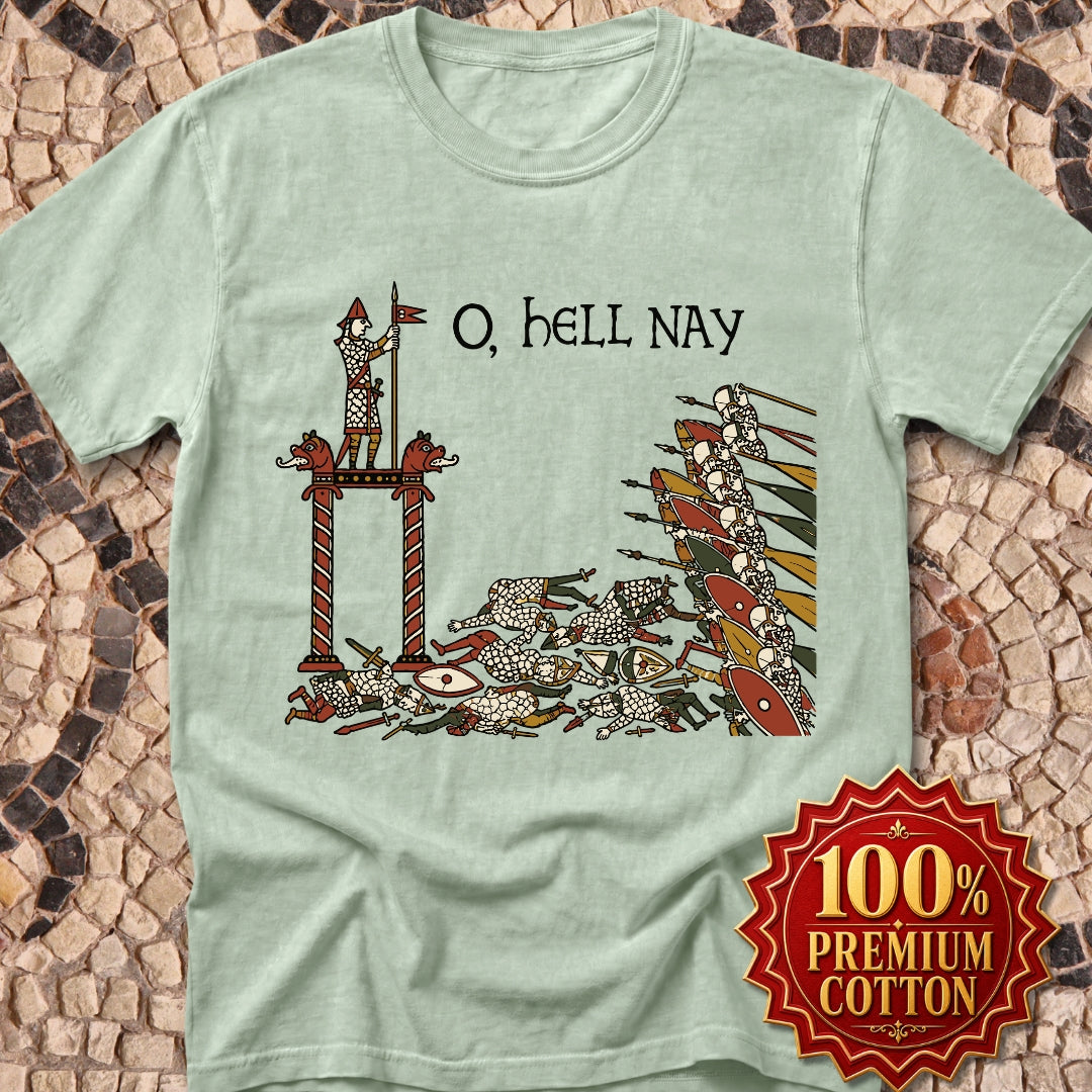Hell Nay Bayeux Tapestry Meme Premium Tee