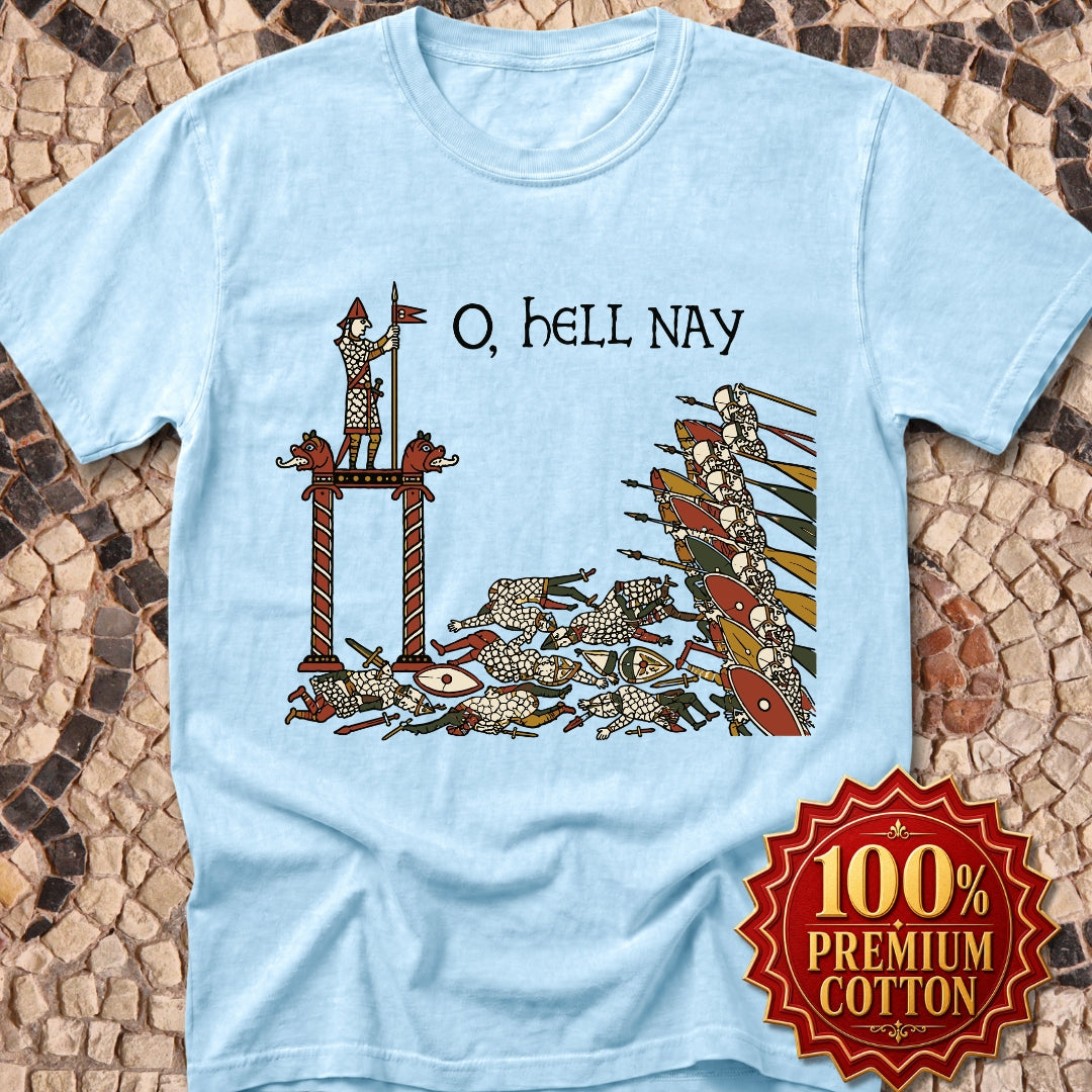 Hell Nay Bayeux Tapestry Meme Premium Tee