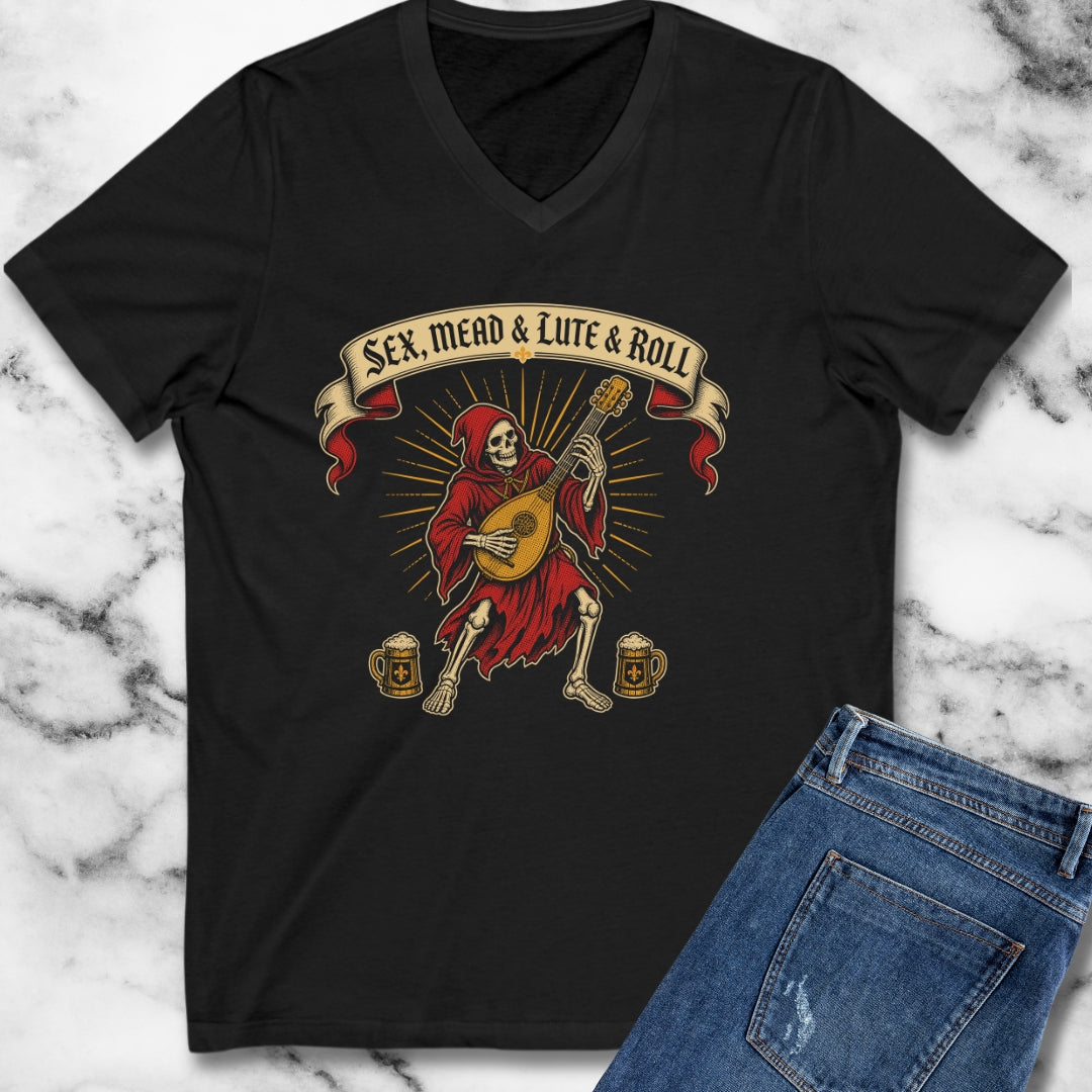 Sex Mead Lute and Roll V-Neck