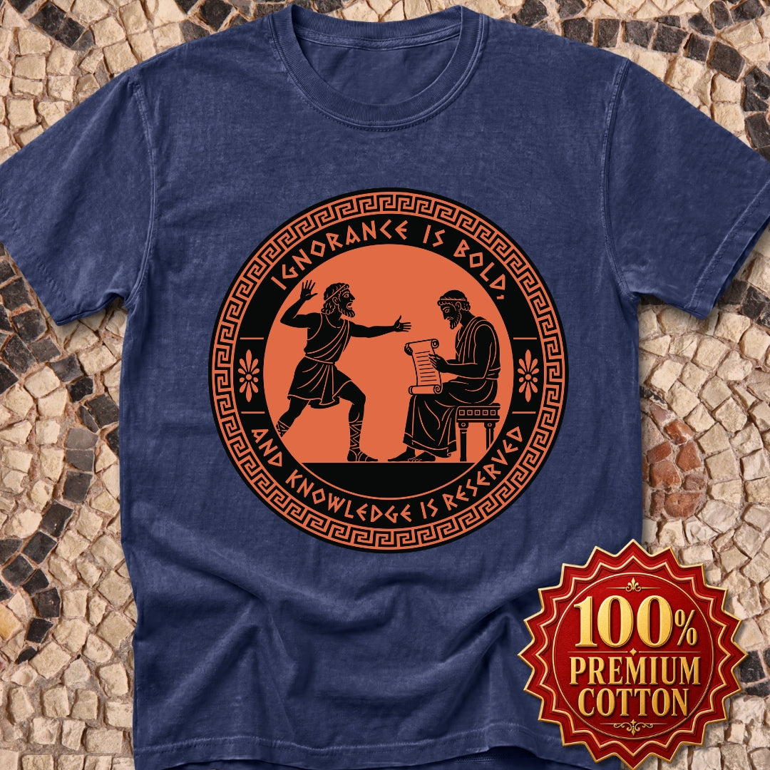 Ignorance is Bold Thucydides Quote Premium Tee