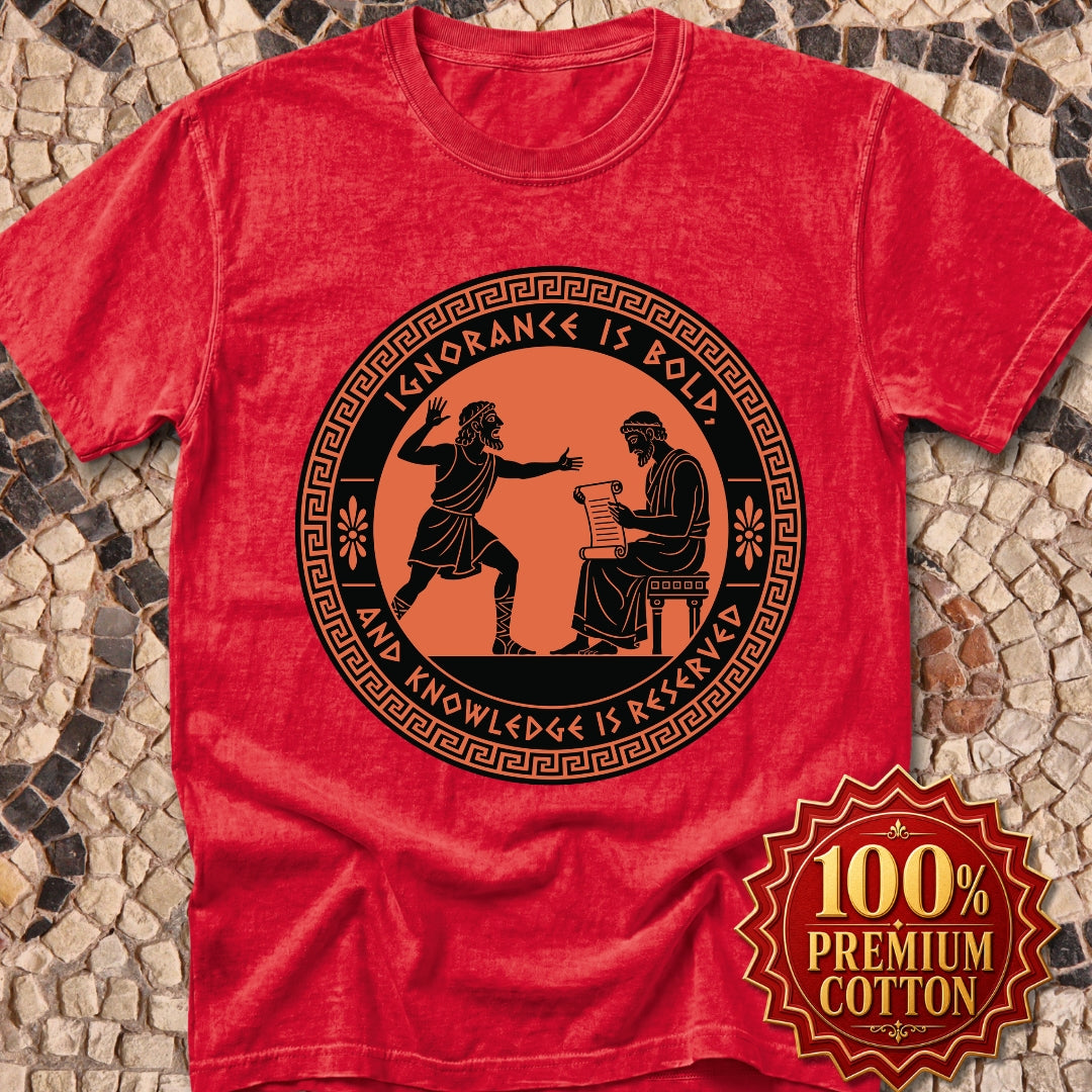 Ignorance is Bold Thucydides Quote Premium Tee