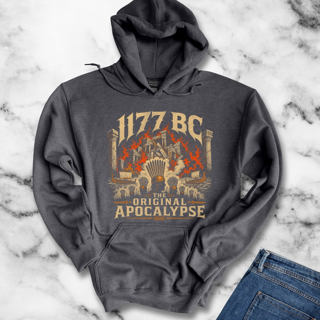 1177 BC Bronze Age Collapse Apocalypse Hoodie