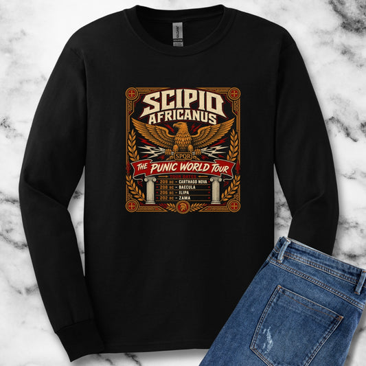 Scipio Africanus Punic World Tour Unisex Long Sleeve Tee