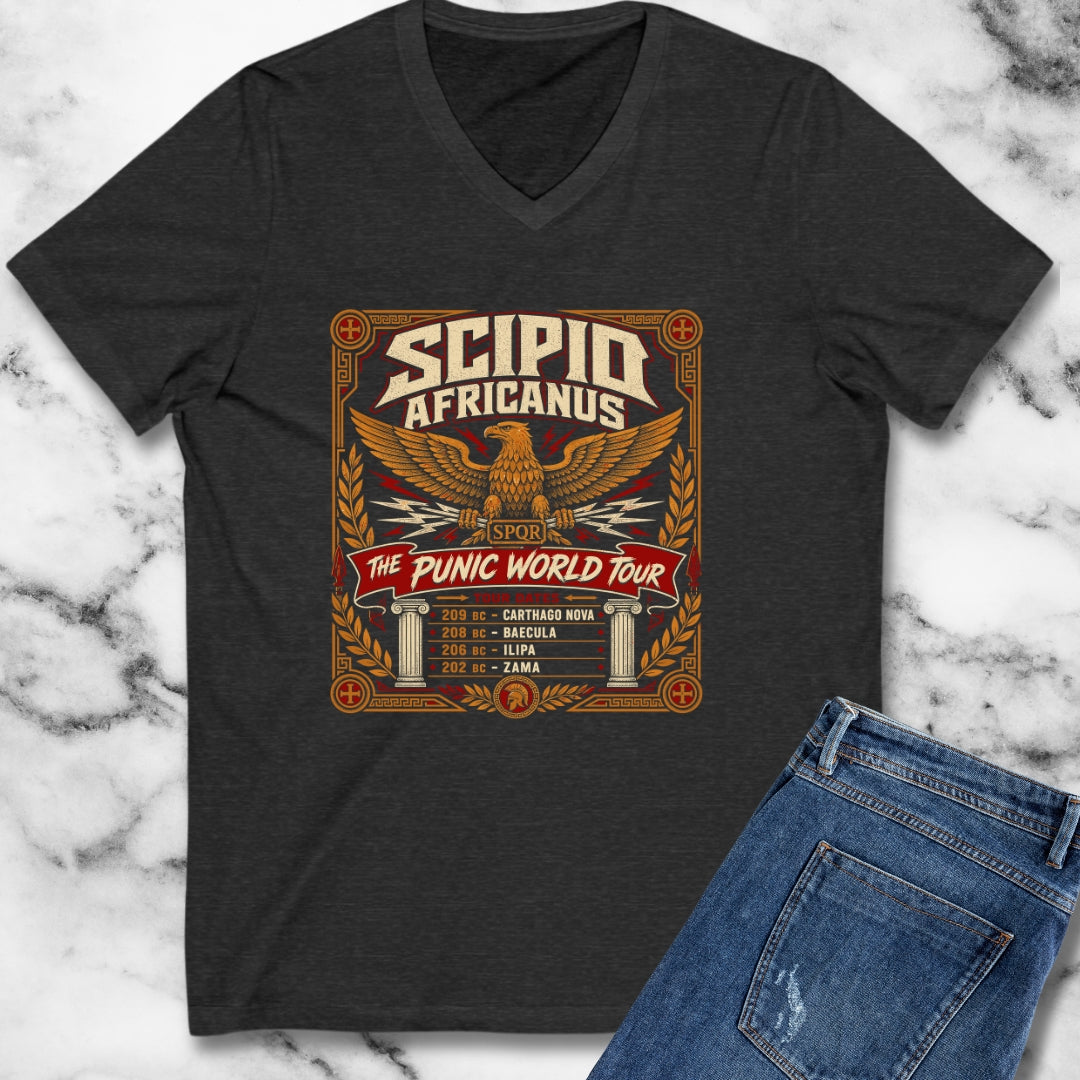 Scipio Africanus Punic World Tour V-Neck