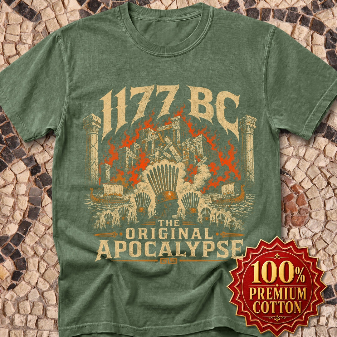 1177 BC Bronze Age Collapse Apocalypse Premium Tee