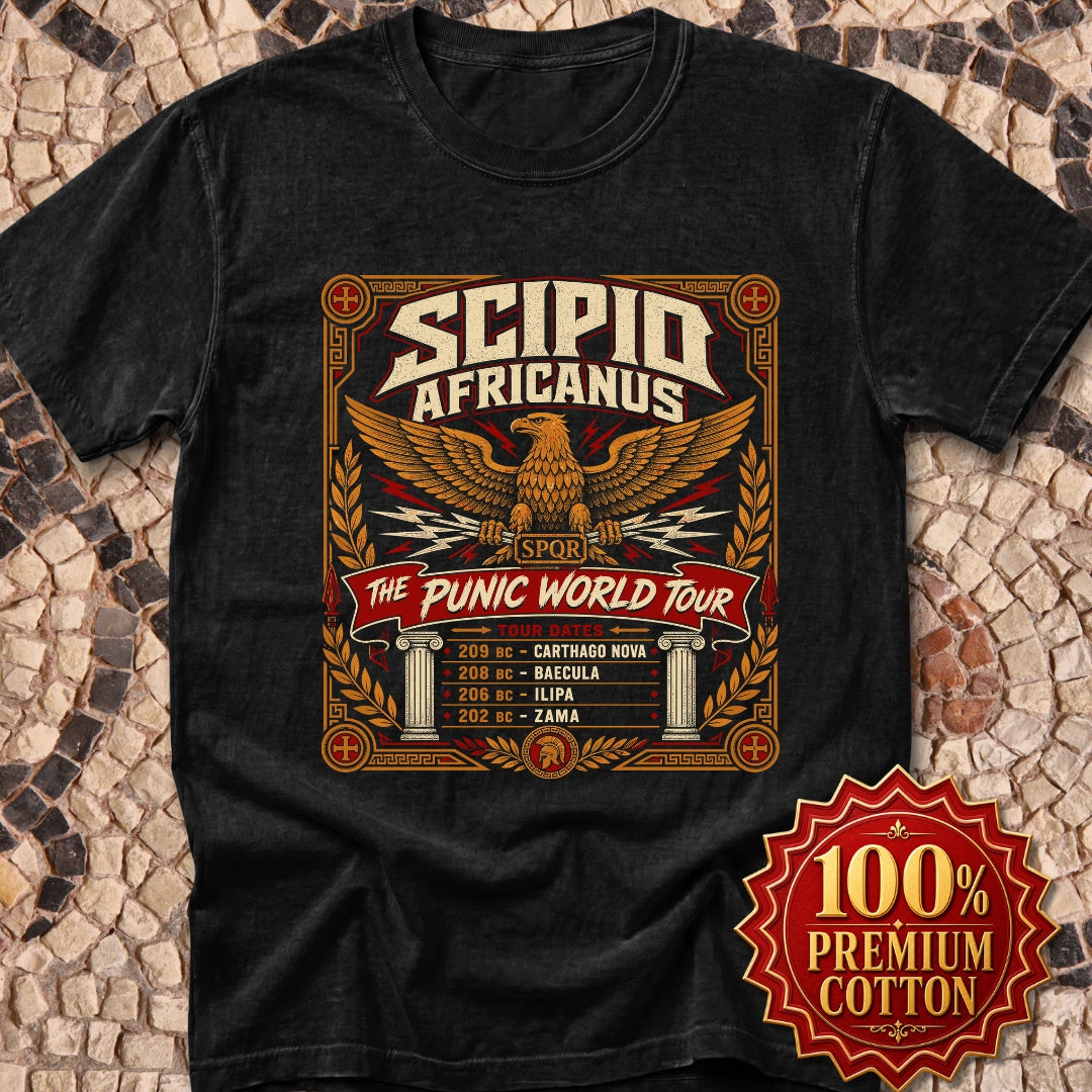 Scipio Africanus Punic World Tour Premium Tee